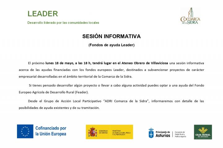 SESION INFORMATIVA LEADER 2026